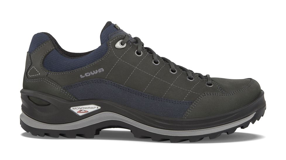 Lowa Renegade III GTX Lo Hiking Shoe - Mens, Dark Gray/Navy, 11, Medium, 3109609449-DGYNAV-M110