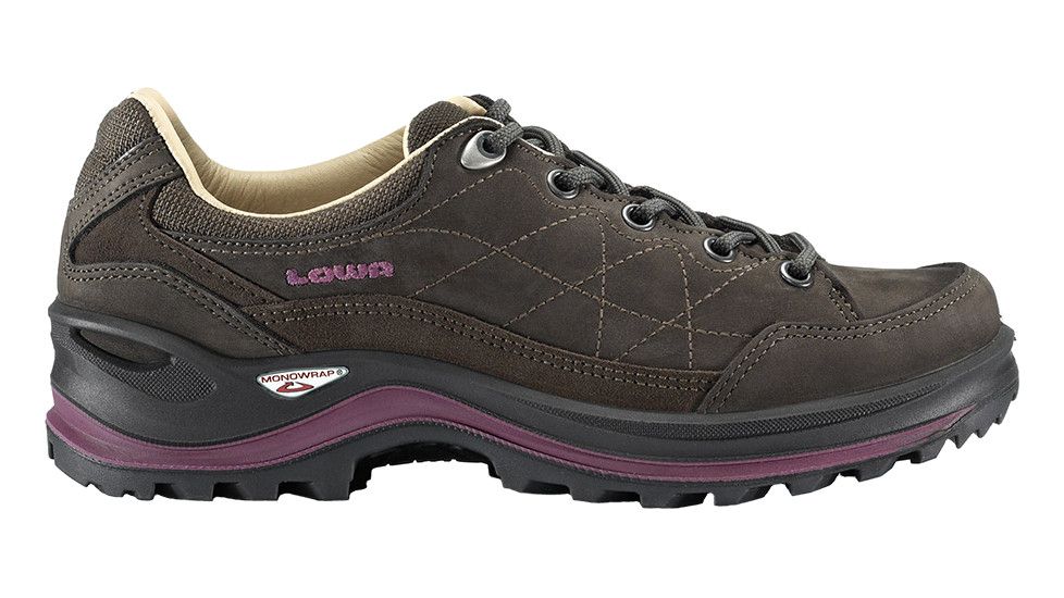 Lowa Renegade III LL Lo Casual Shoe - Women's -Slate/Prune-Medium-5.5