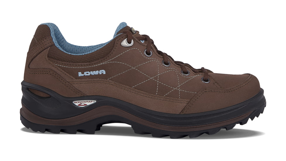 Lowa Renegade III GTX Lo Trailrunning Shoe - Womens, Brown/Denim, 7, Medium, 3209604552-BRNDEN-M070