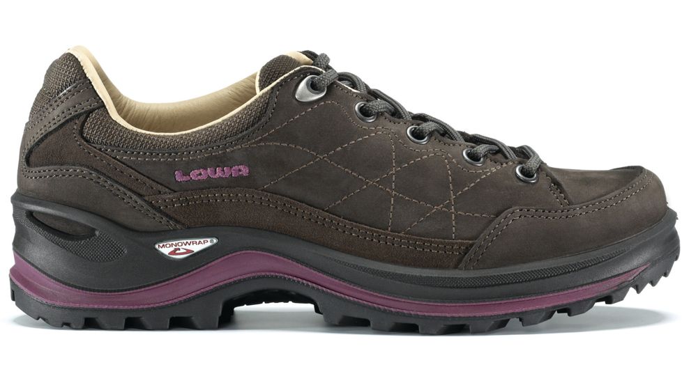Lowa Renegade III LL Lo Casual Shoe - Womens -Slate/Berry-Medium-7