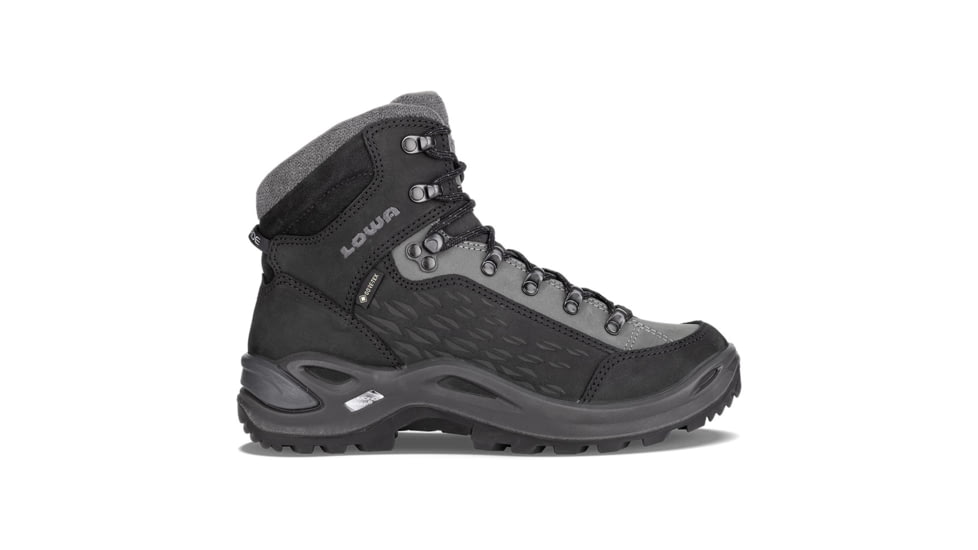 Lowa Renegade Warm GTX Mid Hiking Boots - Women's, Black/Grey, Size 9, 4209709930-Black/Grey-9