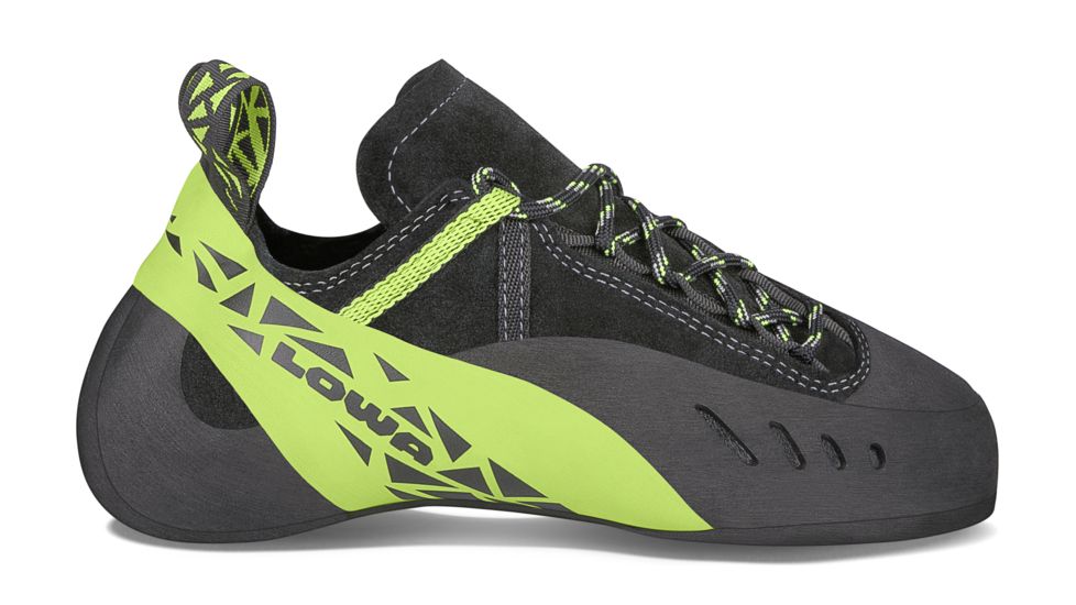 Lowa Rocket Lacing Climbing Shoe - Mens, Black/Lime, 7, Medium, 4301189903-BLKLIM-M070