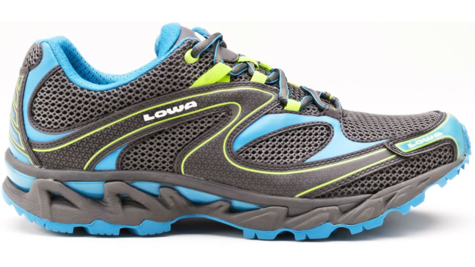 Lowa S-Curve Mesh Trail Running Shoe - Men's-Anthracite/Turquoise-12 US
