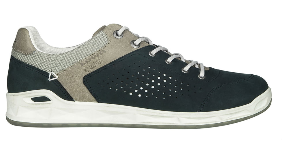 Lowa San Francisco GTX Casual Shoe - Men's-Navy/White-Medium-12