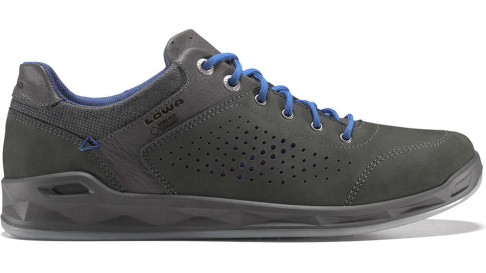 San Francisco GTX Casual Shoe - Mens-Anthracite/Blue-Medium-8.5 US