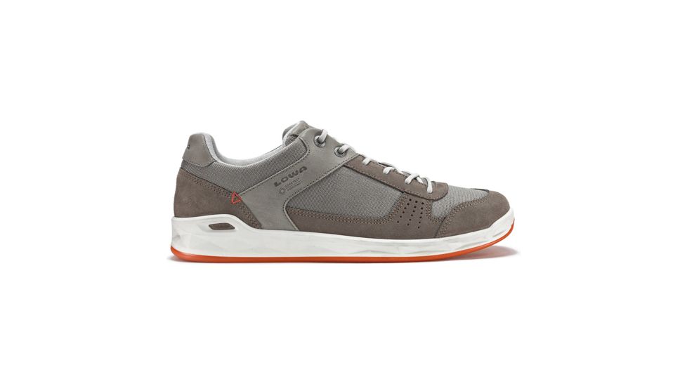 Lowa San Luis GTX Surround Lo Casual Shoe, Medium - Mens, Stone/Orange, 14 3108049520-M140