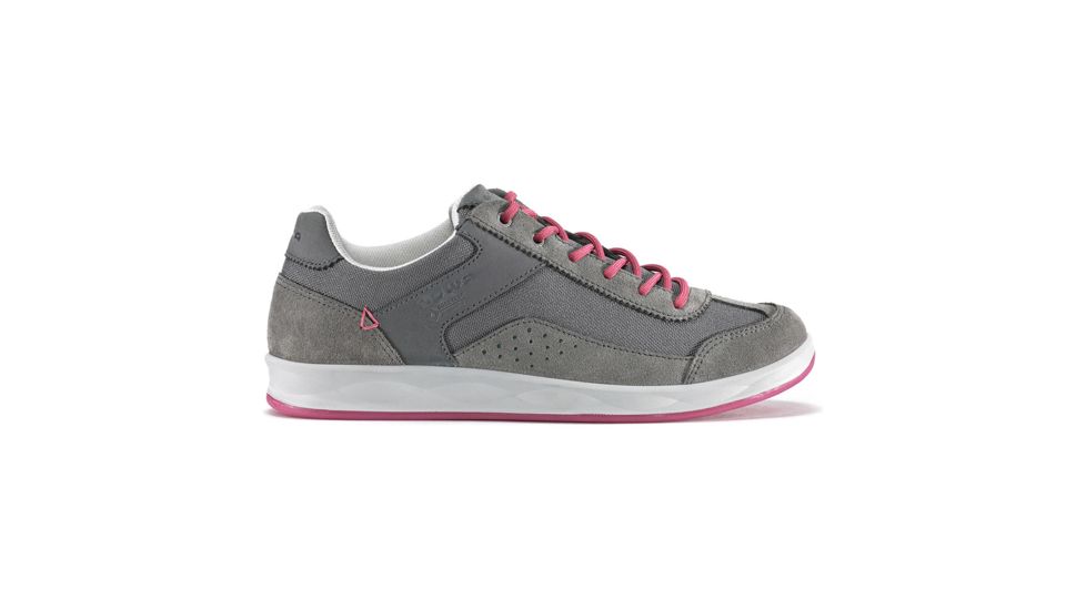 Lowa San Luis GTX Surround Lo casual Shoe, Medium - Womens, Gray/Berry, 9.5 3208049051-M095
