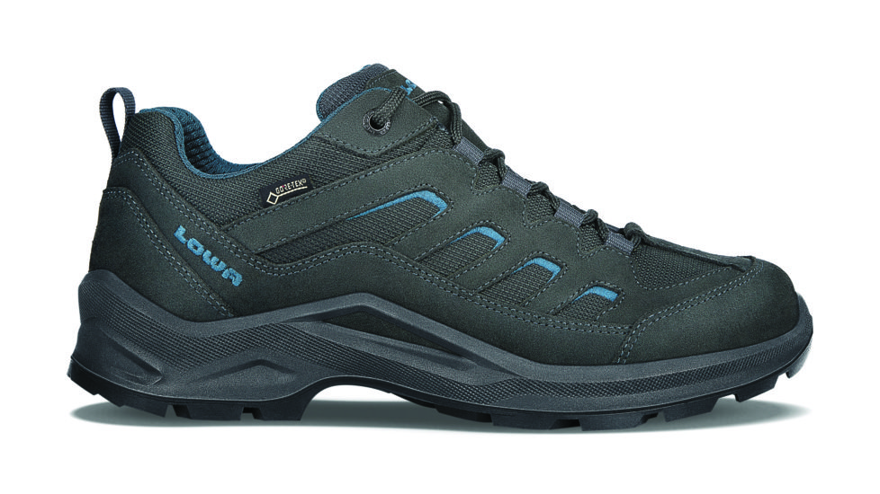 Lowa Sesto GTX Lo Hiking Shoe - Mens, Anthracite/Blue, 9, Medium, 3105739743-ANTBLU-M090