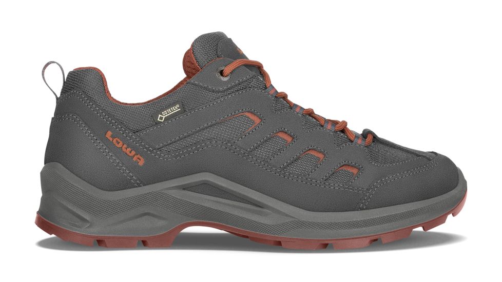 Lowa Sesto GTX Lo Hiking Shoe - Mens, Anthracite/Rust, 14, Medium, 3105739775-ANTRST-M140