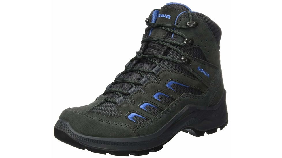 Lowa Sesto GTX Mid Hiking Boots - Mens, Anthracite/Blue, Medium, 12, 3105579743-ANTBLU-Medium-12