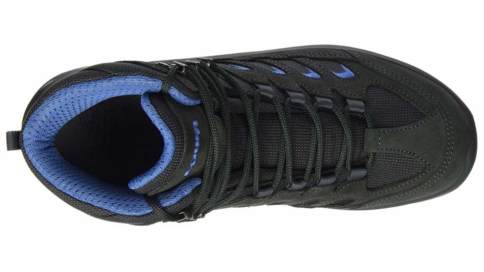 Lowa Sesto GTX Mid Hiking Boots - Mens, Anthracite/Blue, Medium, 12, 3105579743-ANTBLU-Medium-12