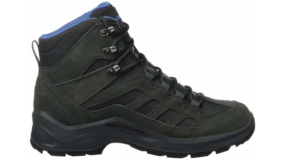 Lowa Sesto GTX Mid Hiking Boots - Mens, Anthracite/Blue, Medium, 12, 3105579743-ANTBLU-Medium-12