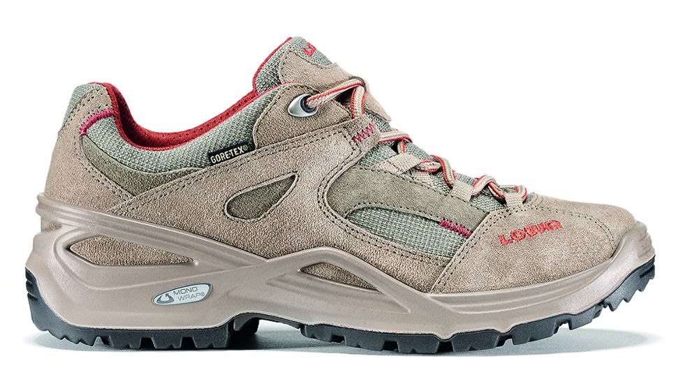 Lowa Sirkos GTX Hiking Shoe - Women's-Taupe/Terracotta-Medium-8 US