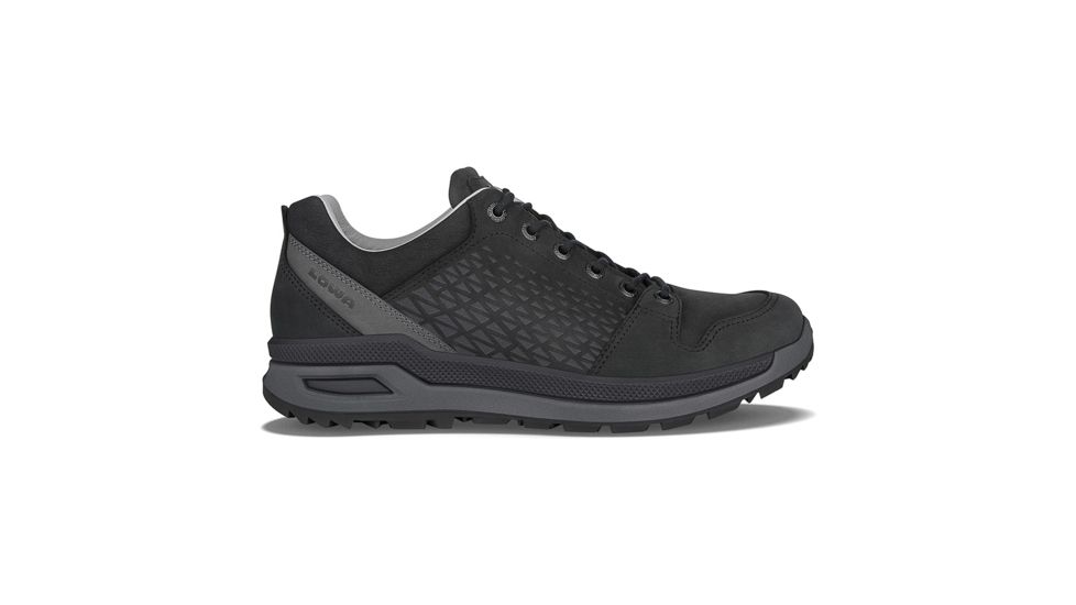 Lowa Strato EVO LL Lo Hiking Boots - Mens, Black, Medium, 9, 3107080999-BLACK-MD-9