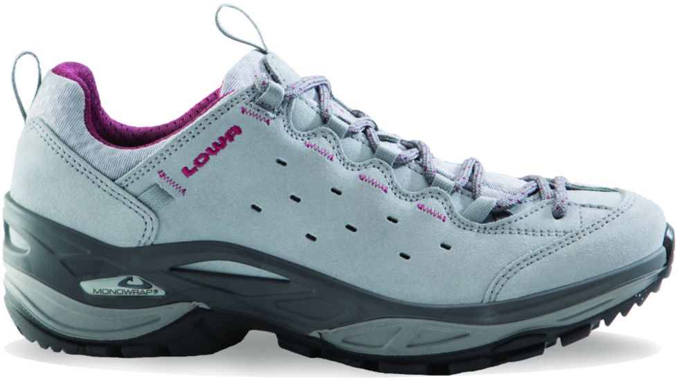Tempest Vent Hiking Shoe - Womens-Grey/Berry-Medium-7