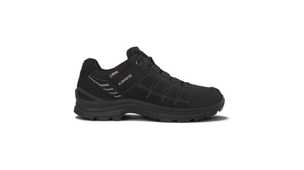 Lowa Tiago GTX Lo Hiking Shoe, Medium - Mens, Black/Gray, 10.5 3105969930-M105