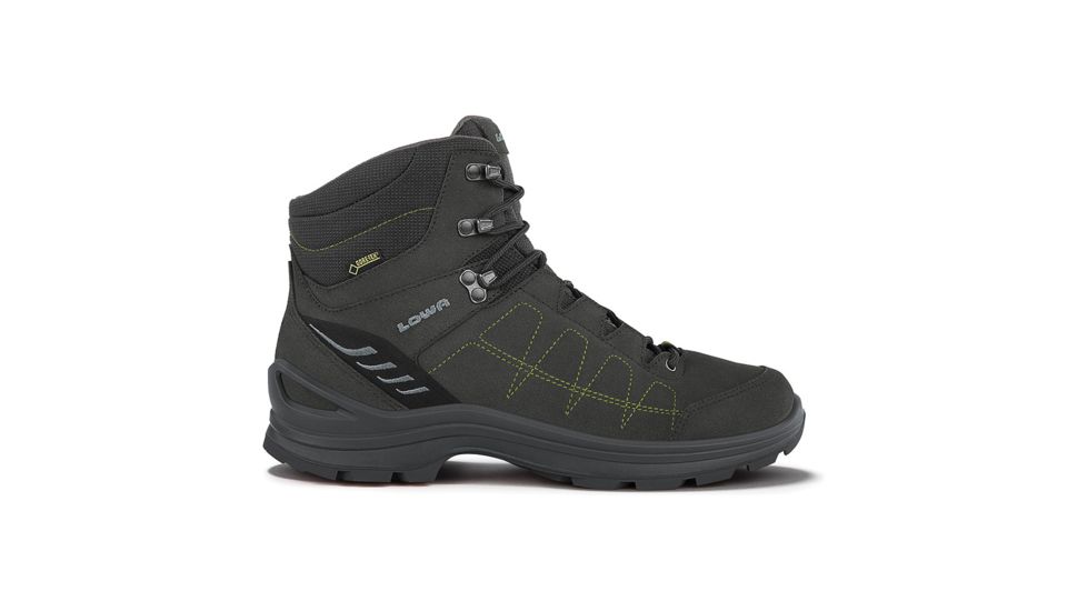 Lowa Tiago GTX Mid Hiking Boot, Medium - Mens, Anthracite/Lime, 11.5 3105959702-M115