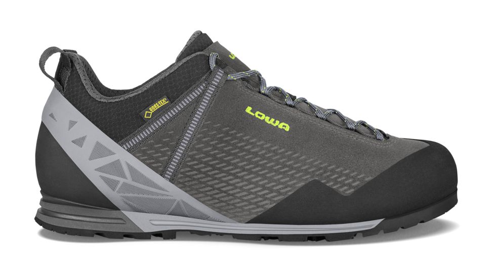 Lowa Ticino GTX Lo Approach Shoe - Mens, Anthracite/Lime, 11, Medium, 2107459702-ANTLIM-M110