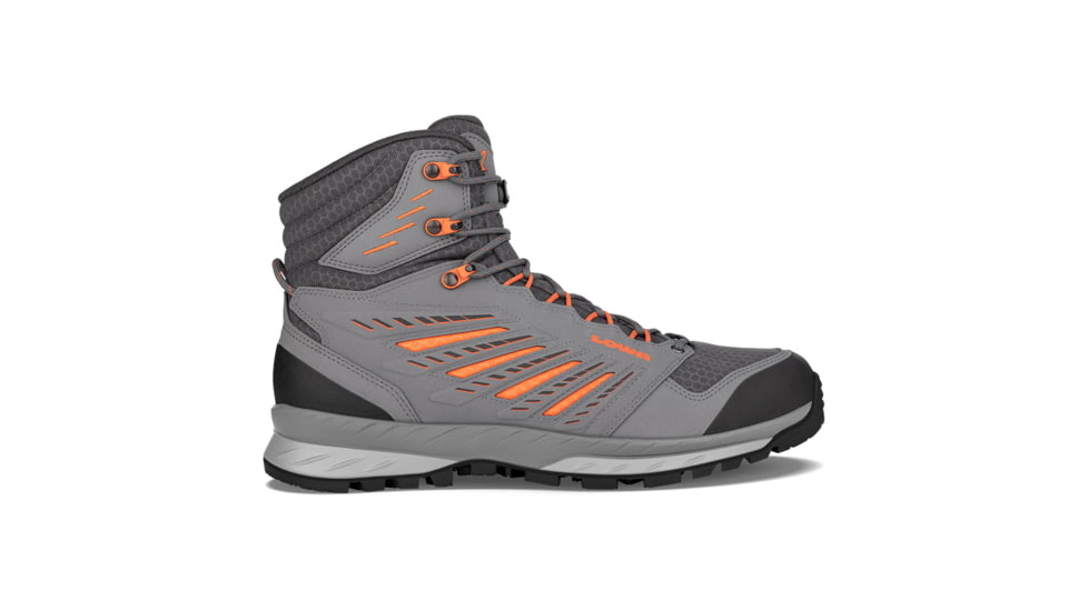 Lowa Trek Evo GTX Mid Hiking Boots - Men's, Grey/Flame, Size 11.5, 2107419055-Grey/Flame-11.5