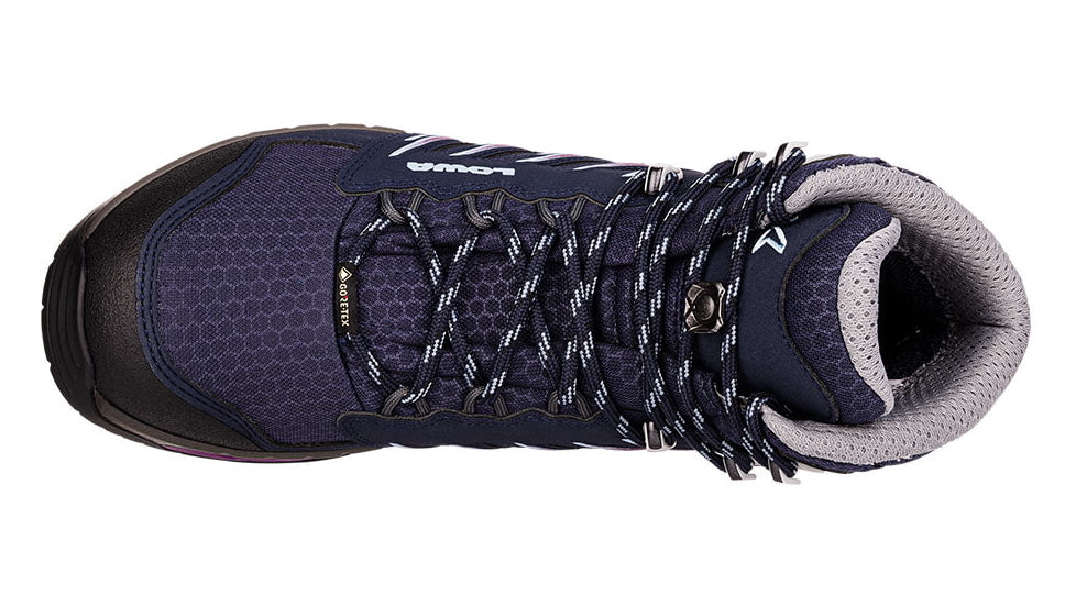 Lowa Trek Evo GTX Mid Hiking Boots - Womens, Navy/Berry, 6.5, 2207436951-NAVBER-M-6.5
