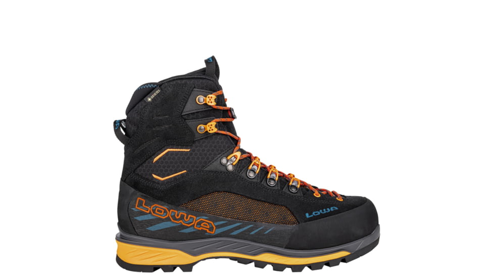 Lowa Vajolet GTX Mid Hiking Shoes - Men's, Black/Flame, 8.5, 2110859960-BLKFLM-M085
