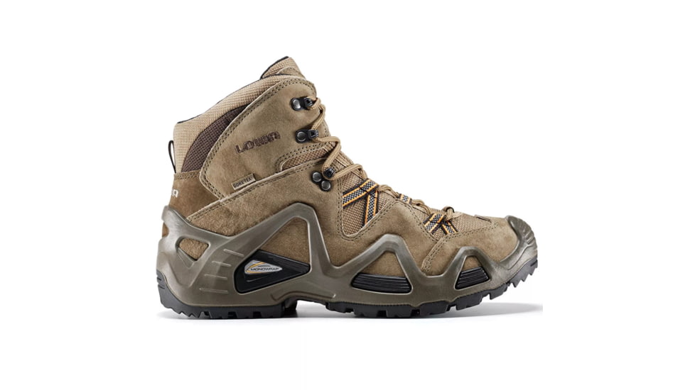 Lowa Zephyr GTX Mid Hiking Boot - Mens, Beige/Seaweed, 14, 3105854131-BEGSEW-M140