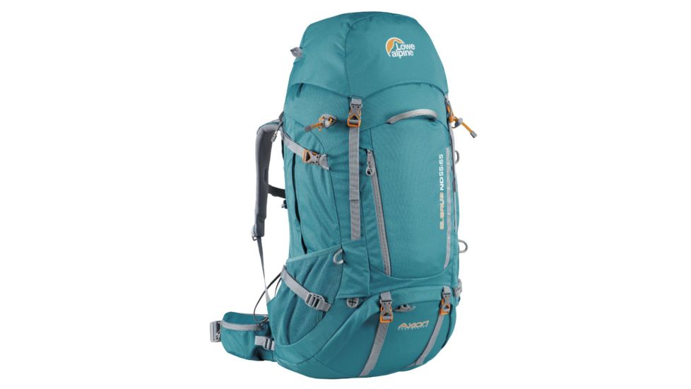 Lowe Alpine Elbrus ND 5565 Backpack - Women's-Sea Blue/Pumpkin