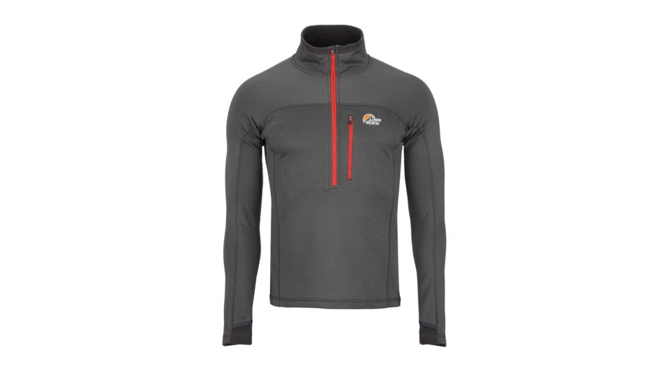 Lowe Alpine Powerstretch Zip Top Jacket - Men's-Slate-Large