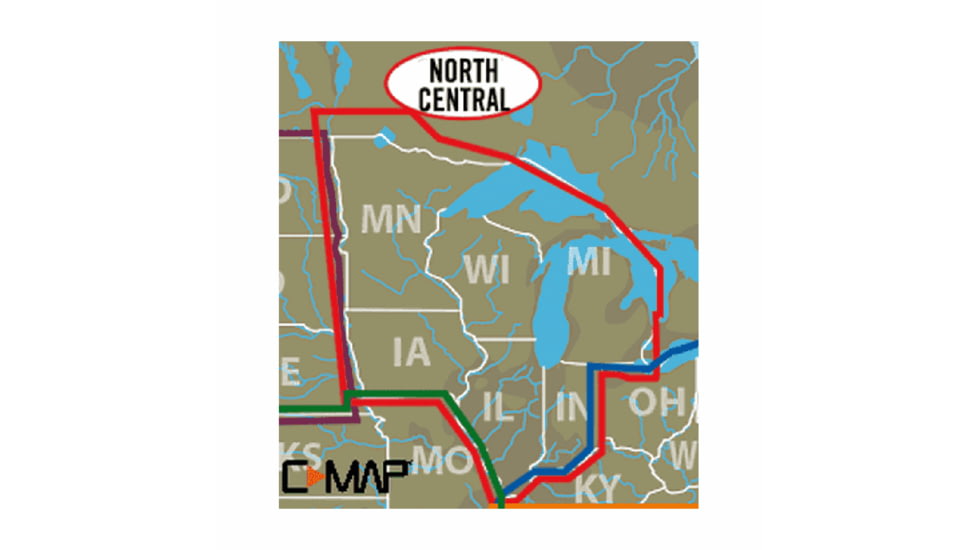 Lowrance Lake Insight HD North Central US C-MAP 73978