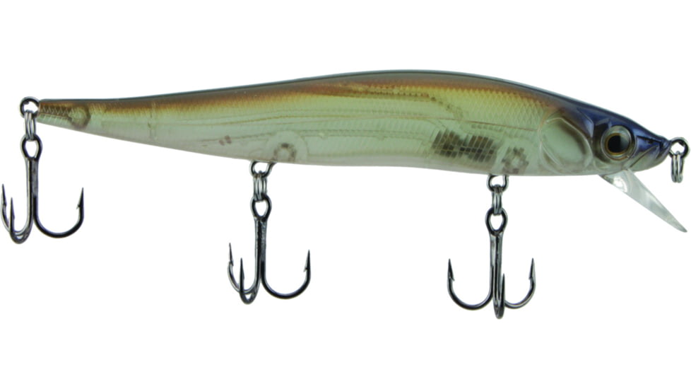 Luck E Strike Luck-E-Strike Rick Clunn Stickbait, Size 6 Hooks, 3, Suspending, Secret Night, 4 1/2in, 1/2oz, RCSTX-41-1