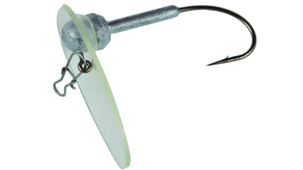 Luck E Strike Scrounger Long Bill Jighead, Unpainted, 3/0 Hook, SLB-143-3