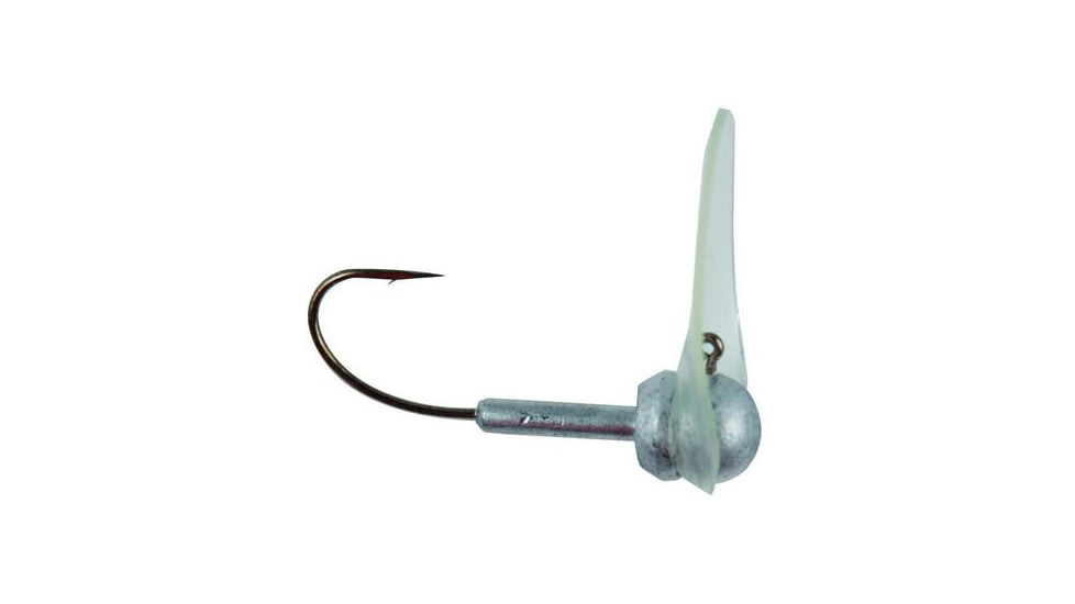 Luck E Strike Scrounger Long Bill Jighead, Unpainted, 3/8oz, 4/0 Hook, SLB-384-2