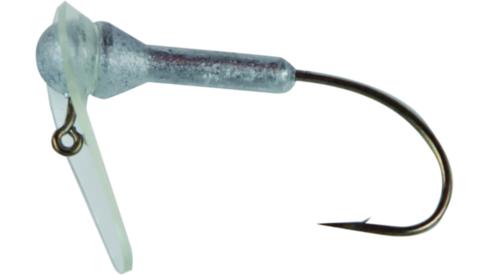 Luck E Strike Scrounger Long Bill Jighead, Unpainted, Size 1, SLB-181-4