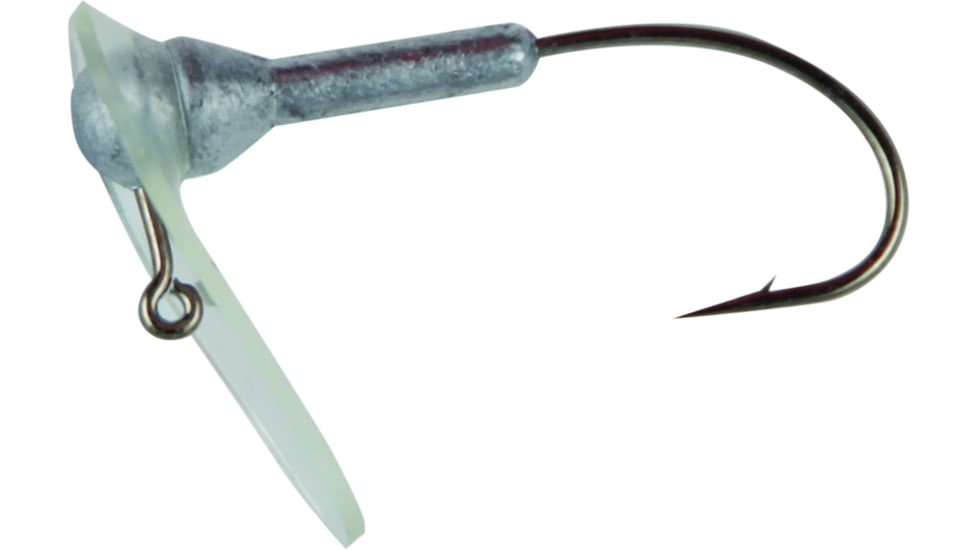 Luck E Strike Scrounger Long Bill Jighead, Unpainted, Size 2, 4 per Pack, SLB-162-4