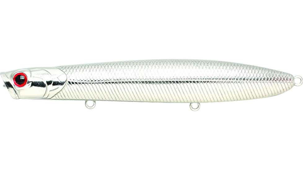 Lucky Craft Gunfish 117 Topwater Bait, 4.5ft, 3/5oz, Floating, Chrome, GF117-074CROM