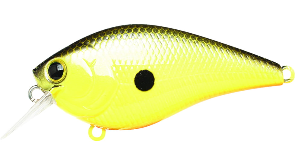 Lucky Craft LC1.5 Crankbait, 2ft, 1/2 oz, Floating, Black Moss, LC1.5-215BKMS