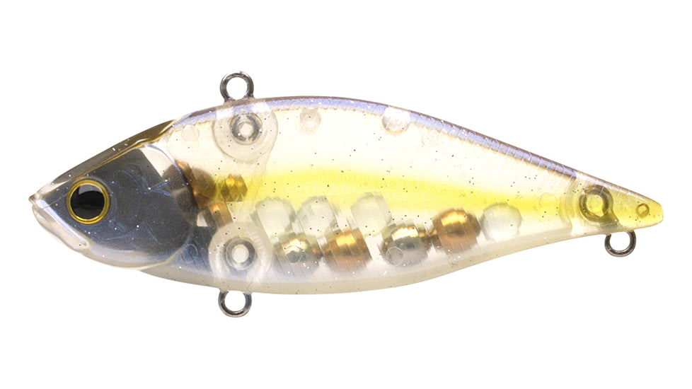 Lucky Craft Lv Max 500 Lipless Rattling Crankbait, Sinking, Ghost Chartreuse Shad, 3in, 3/4oz, LV500-170GCRSD