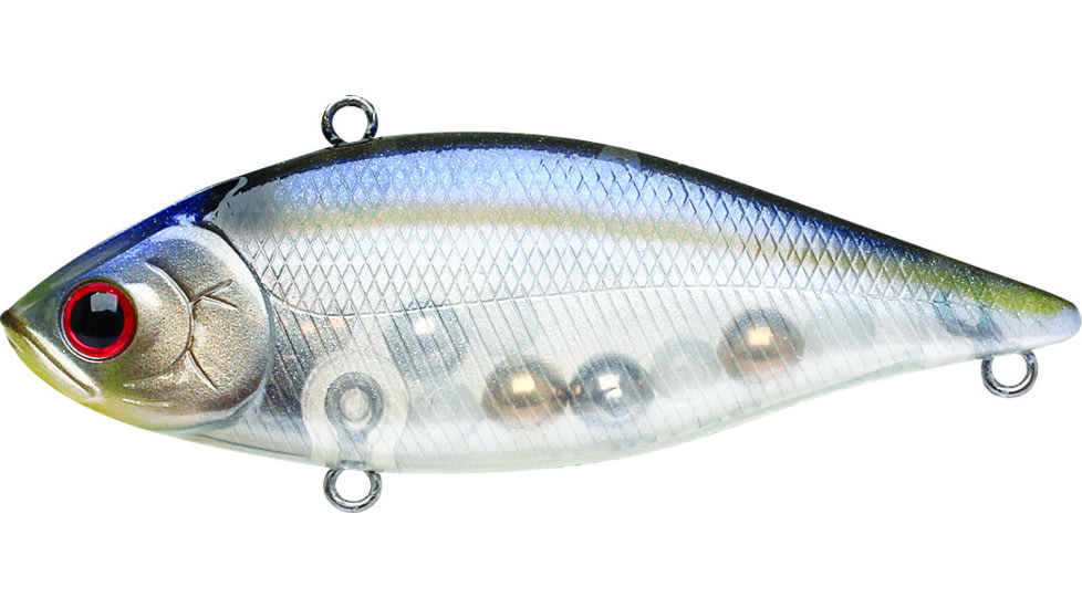 Lucky Craft Lv Max 500 Lipless Rattling Crankbait, Sinking, Ghost Threadfin Shad, 3in, 3/4oz, LV500-186GPTFSD