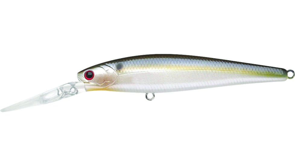 Lucky Craft Staysee 90Sp Version 2 Jerk Bait, Suspending, Pearl Threadfin Shad, 3 1/2in, 7/16oz, SS90SPV2-183