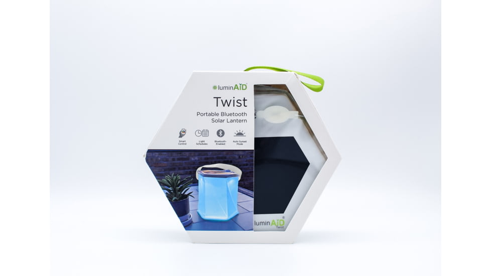 LuminAID Bloomio Twist Bluetooth White Lanterns, 0196-5031