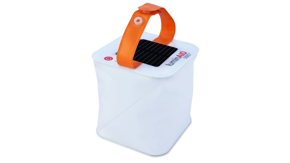LuminAID Packlite 12 Solar-Powered Collapsible Lantern-White