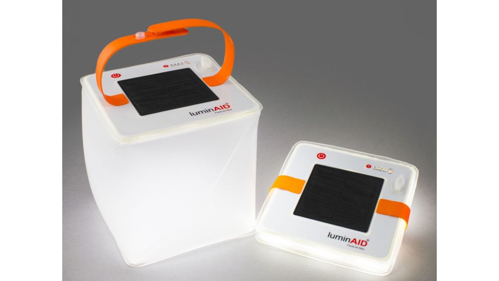 LuminAID Packlite Max Solar-Powered Collapsible Lantern-White