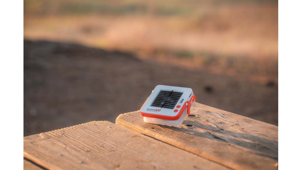 LuminAID Solar String Light w/Phone Charger, White, 0196-0500