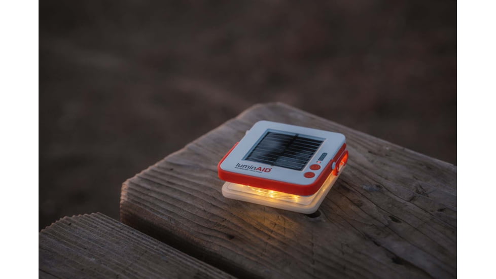 LuminAID Solar String Light w/Phone Charger, White, 0196-0500