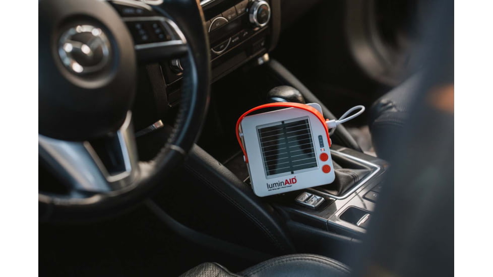 LuminAID Solar String Light w/Phone Charger, White, 0196-0500