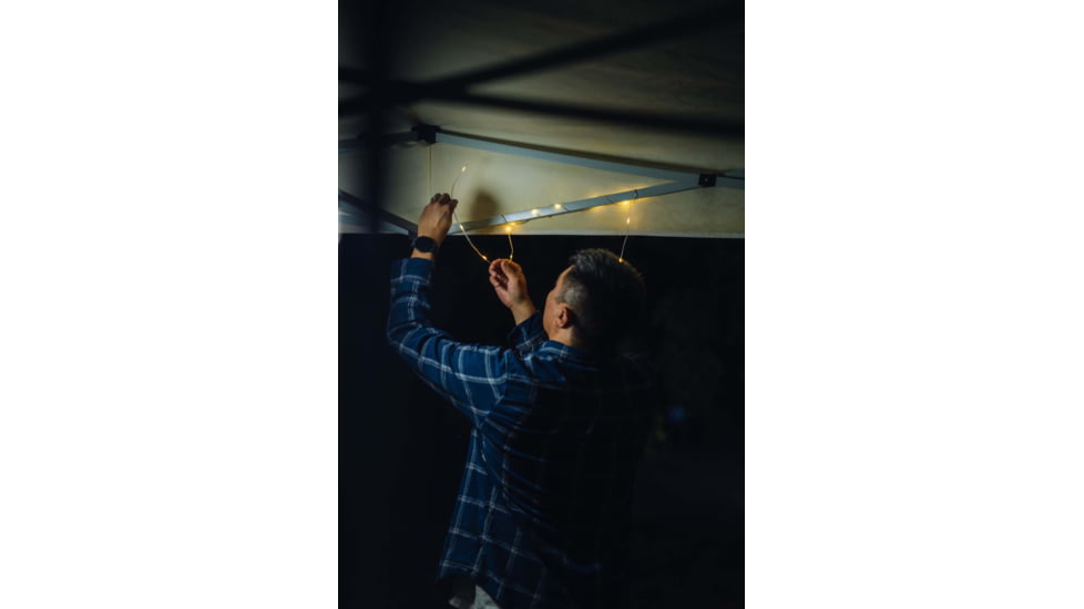 LuminAID Solar String Light w/Phone Charger, White, 0196-0500