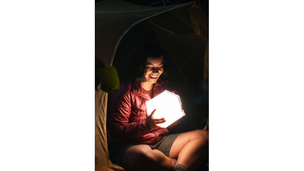 LuminAID Survivor Solar Lantern w/Dual Phone Charger, White, 0196-0350