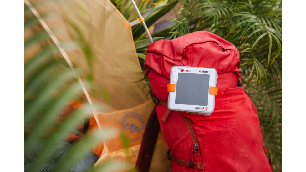 LuminAID Survivor Solar Lantern w/Dual Phone Charger, White, 0196-0350