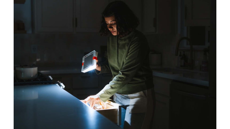 LuminAID Survivor Solar Lantern w/Dual Phone Charger, White, 0196-0350