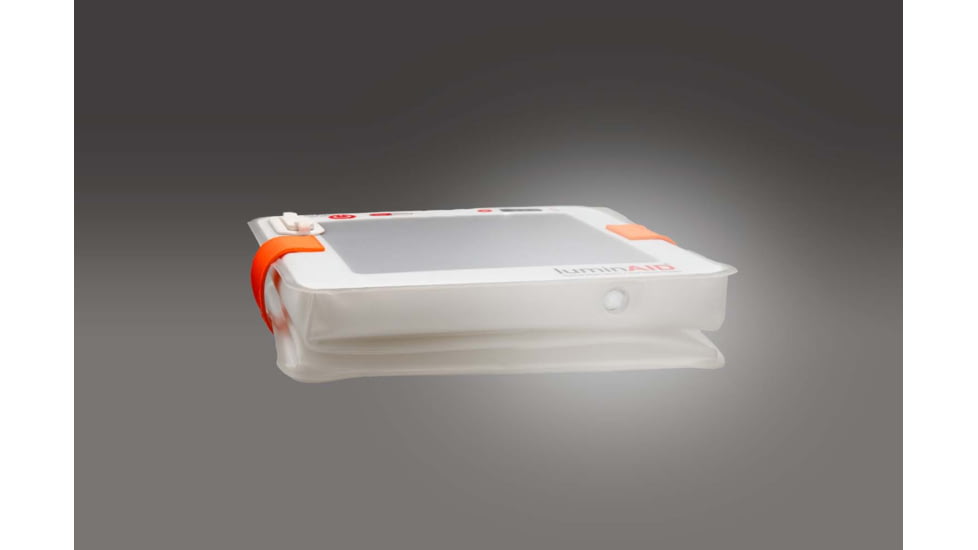 LuminAID Survivor Solar Lantern w/Dual Phone Charger, White, 0196-0350